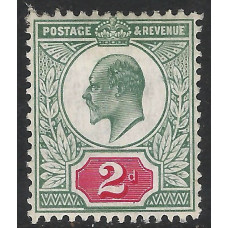 KEDVII - M11(4) - Sg226  2d Grey Green & Carmine Red MM