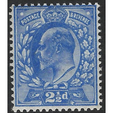 KEDVII - M16(1) - Sg230  2½d Deep Ultramarine RPS CERT 225849 MNH