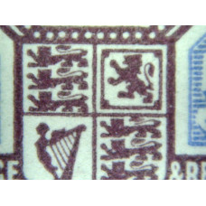 KEDVII - M30 (3) - Sg294 - 5d Deep Dull Red Purple & Bright Blue  Print Error MNH