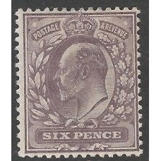 KEDVII - M31 (1) - Sg245  6d Pale Dull Purple MM