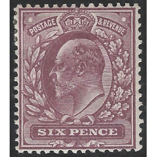 KEDVII - M33 (1) - Sg295  6d Royal Purple (f) MM
