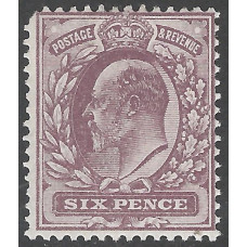 KEDVII - M34 (1) - Sg301  6d Dull Dickinson Coated Paper MM Hendon cert 6276