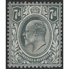 KEDVII - M37 (1) - Sg249  7d Drey Black MNH
