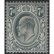 KEDVII - M37 (1) - Sg249  7d Drey Black MNH