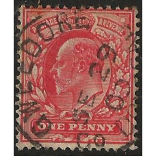KEDVII - Sg219 - 1d Scarlet Gweedore CDS Fine Used