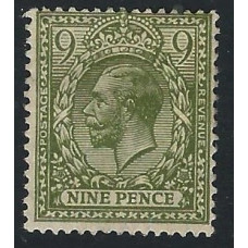 GB KGV - Sg 427 - 9d Olive MM GB KGV - Sg 427 - 9d Olive MM