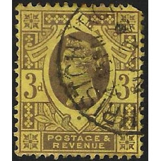Queen Victoria Sg202  3d Purple/yellow  CDS Used