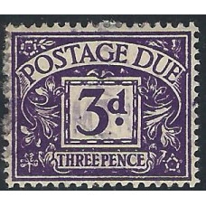  GB - Sg D60 - 3d. - violet Postage Due Stamps  1914 MM