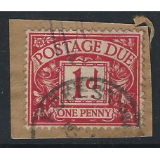  GB - Sg D57 - 1d. - Red Postage Due Stamps  1914 used