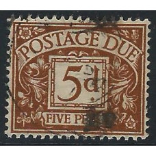  GB - Sg D62 - 5d. - brown Postage Due Stamps  1914 used
