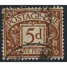  GB - Sg D62 - 5d. - brown Postage Due Stamps  1914 used