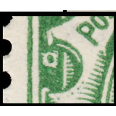 KGV Sg351- ½d Green Royal Cypher. Variety KGV Sg351- ½d Green Royal Cypher. Variety