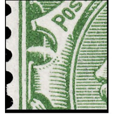 KGV Sg351- ½d Green Royal Cypher. Variety KGV Sg351- ½d Green Royal Cypher. Variety