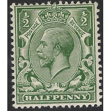 KGV - N14 (1) - Sg 351 - ½d Green HMM KGV - N14 (1) - Sg 351 - ½d Green HMM