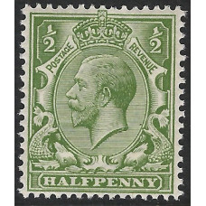 KGV - N14 (11) - Sg 355 - ½d Bright Yellow Green MNH RPS 205367 KGV - N14 (11) - Sg 355 - ½d Bright Yellow Green MNH RPS 205367