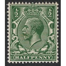 KGV - N14 (15) - Sg 356 - ½d Blue Myrtle Green MNH RPS 184443 KGV - N14 (15) - Sg 356 - ½d Blue Myrtle Green MNH RPS 184443