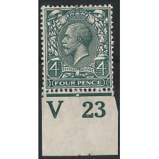 KGV - N23 (1) - Sg 379 - 4d Grey Green Control V 23 MM