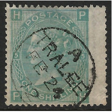 GB Qv - Sg115 - 1/- Pale Green plate 5 ( PH ) CDS Fine Used 