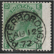GB Qv - Sg115 - 1/- Pale Green plate 6 ( ED ) CDS Fine Used 