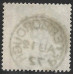 GB Qv - Sg115 - 1/- Pale Green plate 6 ( ED ) CDS Fine Used 