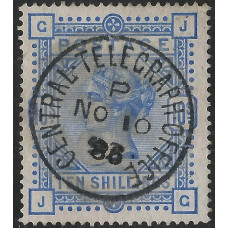 GB Qv - Sg183 - 10s ultramarine ( JG ) CDS Fine Used