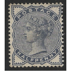 GB Qv - Sg187 -  1/2d. Slate Blue  MNH