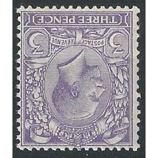KGV - Sg 423wi - 1924 Block Cypher 3d Pale Violet Inverted Watermark MNH KGV - Sg 423wi - 1924 Block Cypher 3d Pale Violet Inverted Watermark MNH