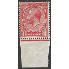 KGV - N16 (1) - Sg 357 1d Bright Scarlet with Rps cert MNH KGV - N16 (1) - Sg 357 1d Bright Scarlet with Rps cert MNH
