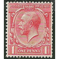 KGV - N16 (1) - Sg 357 1d Bright Scarlet with Rps cert MNH KGV - N16 (1) - Sg 357 1d Bright Scarlet with Rps cert MNH
