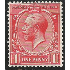 KGV - N16 (4) - Sg 357 1d Deep Scarlet with  MM