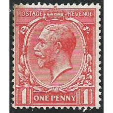 KGV - N16 (6) - Sg 357 1d Deep Brick Red MNH