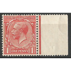 KGV - N16 (7) - Sg 358 1d Vermilion  RPS cert MNH Marginal 