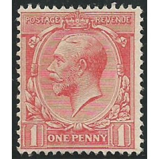 KGV - N16 (8) - Sg 358 1d PaleRed MNH NO GUM