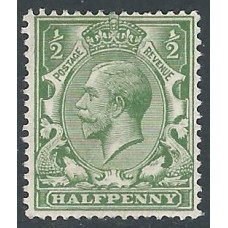 KGV - N14 (3) - Sg 353 ½d Pale Green MM KGV - N14 (3) - Sg 353 ½d Pale Green MM