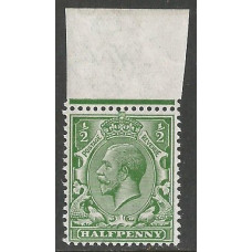 KGV - N14 (6) - Sg 352 ½d Bright Green marginal RPS Cert MNH KGV - N14 (6) - Sg 352 ½d Bright Green marginal RPS Cert MNH
