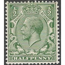 KGV - N14 (1) - Sg 351 ½d Green HMM KGV - N14 (1) - Sg 351 ½d Green HMM
