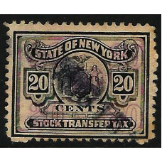 United States (USA) Revenue - 20c Black Stock Tax New York Used United States (USA) Revenue - 20c Black Stock Tax New York Used