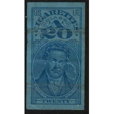 United States (USA) Revenue - 20c 1910 Cigarette Tax Used United States (USA) Revenue - 20c 1910 Cigarette Tax Used