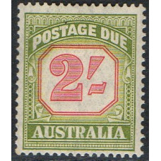 AUSTRALIA SgD141 - 1d. - 2s. deep carmine & deep green MM