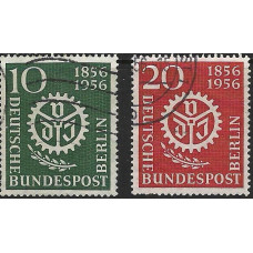 WEST BERLIN 1955 sg B149 / B150 -  Centenary of German Engineers' Union. set Used Condition