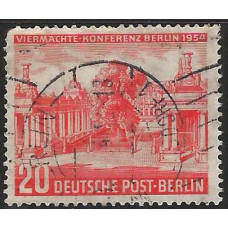 WEST BERLIN 1954 sg B113 -  20pf. - red used Condition