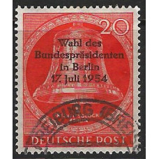 WEST BERLIN 1954 sg B116 -  20pf. - red Used Condition