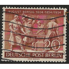 WEST BERLIN 1954 sg B122 -  Death Centenary of A. Borsig (industrialist) Used Condition