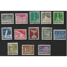 WEST BERLIN 1956 sg B133 +   Berlin Buildings and Monuments. Part set  Used Condition