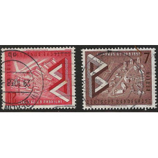 WEST BERLIN 1957 SG B156/B157 - International Building Exhibition Part set Used Condition