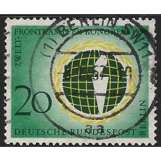 WEST BERLIN 1957 SG B173 - 20pf. Stamp Day.  Used Condition