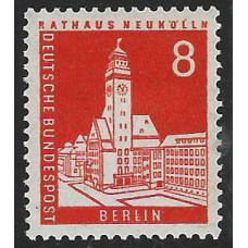 WEST BERLIN 1956 sg B136a  - 8pf. - red Berlin Buildings and Monuments. MM Condition