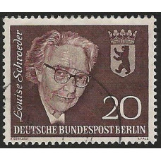 WEST BERLIN 1961 - SG B193 - Louise Schroeder Commemoration Used Condition