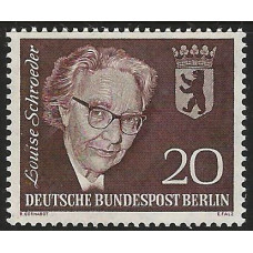 WEST BERLIN 1961 - SG B193 - Louise Schroeder Commemoration MNH Condition