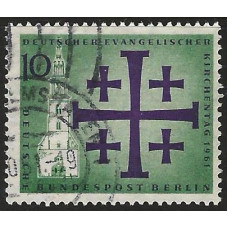 WEST BERLIN 1961 - SG B210 - Tenth Evangelical Churches' Day Used Condition